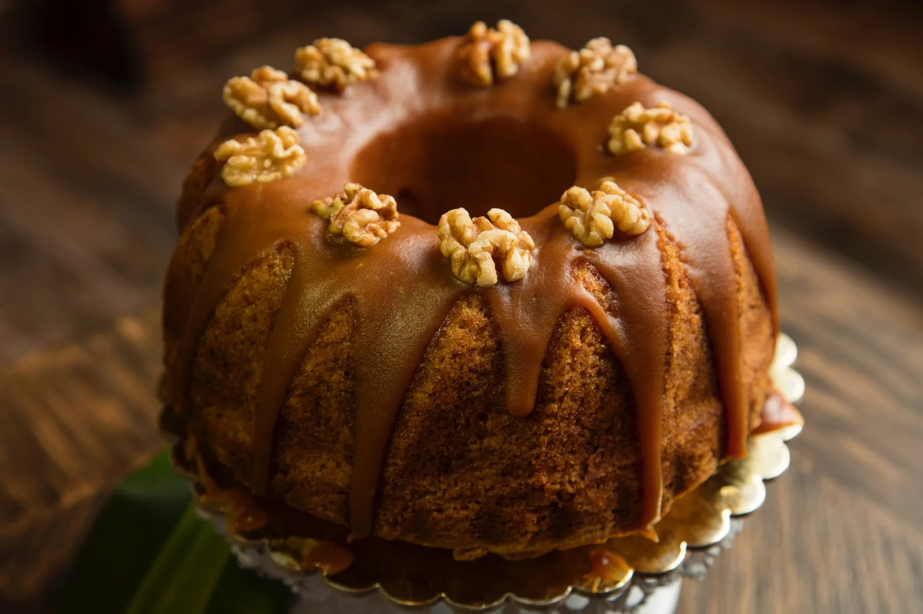 Caramel Walnut Bundt